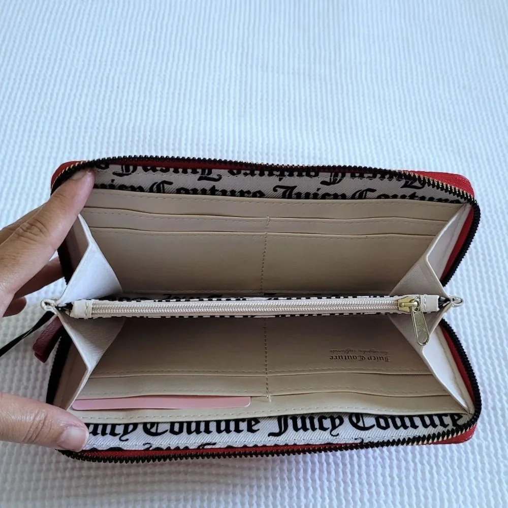 Juicy🍊 Couture Lipstick💄 Red♥️ Heart and Soul Wallet - NWT